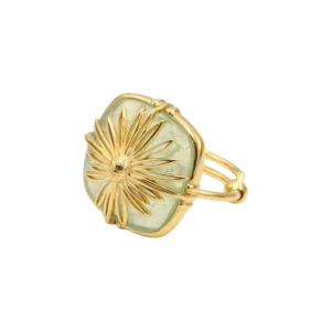 Bague sertie pierre Déméter