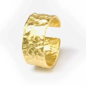 Bague large dexturée Artémis